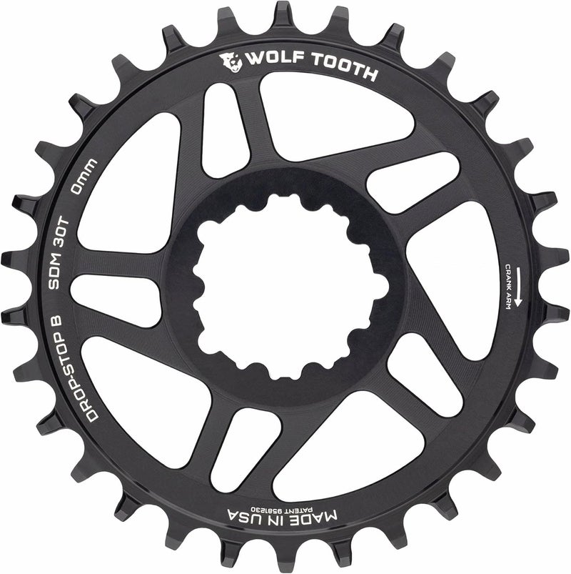 Wolf Tooth Boost Compatible SRAM Direct Mount Chainring - Drop-Stop B by Components - Image 3